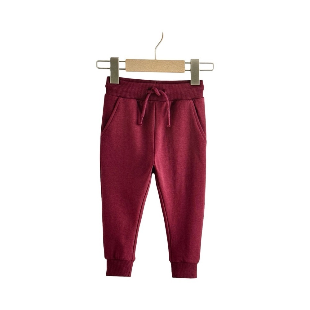 Next Kids Burgundy Red Classic Jersey Joggers